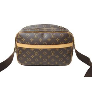 Louis Vuitton Monogram bag shoulder Reporter Brown